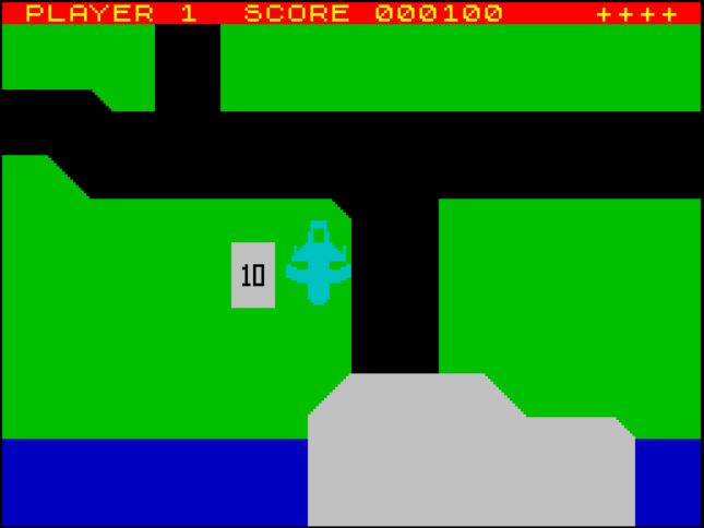 Flak - ZX Spectrum game screenshot (1985) by US Gold
